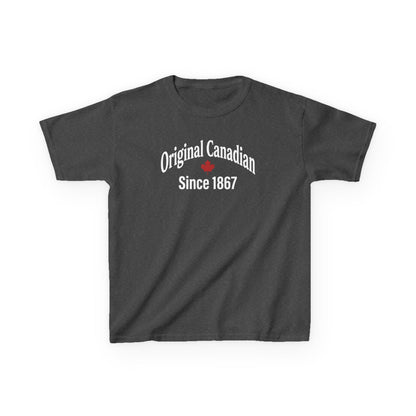 “Original Canadian” Kids Tee - Vintage Canada Inspired Graphic Shirt