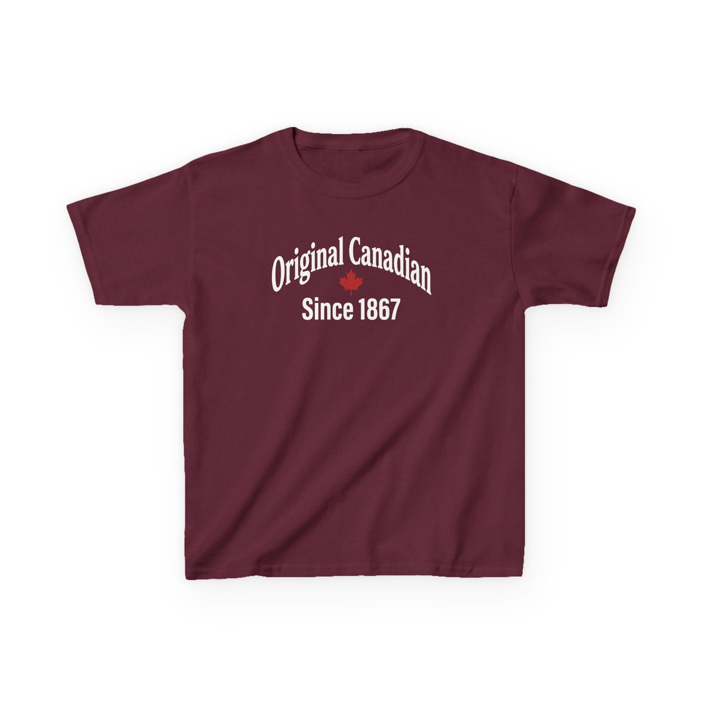 “Original Canadian” Kids Tee - Vintage Canada Inspired Graphic Shirt
