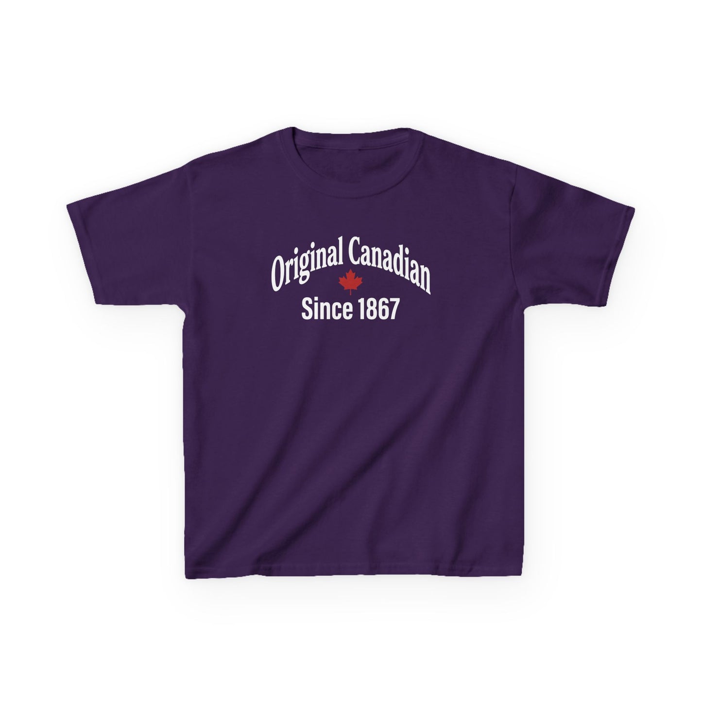 “Original Canadian” Kids Tee - Vintage Canada Inspired Graphic Shirt