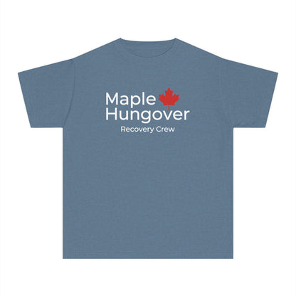 “Maple Hungover” Youth Tee - Fun Canadian Graphic Shirt