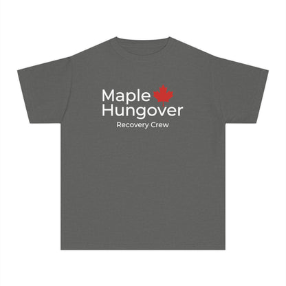 “Maple Hungover” Youth Tee - Fun Canadian Graphic Shirt