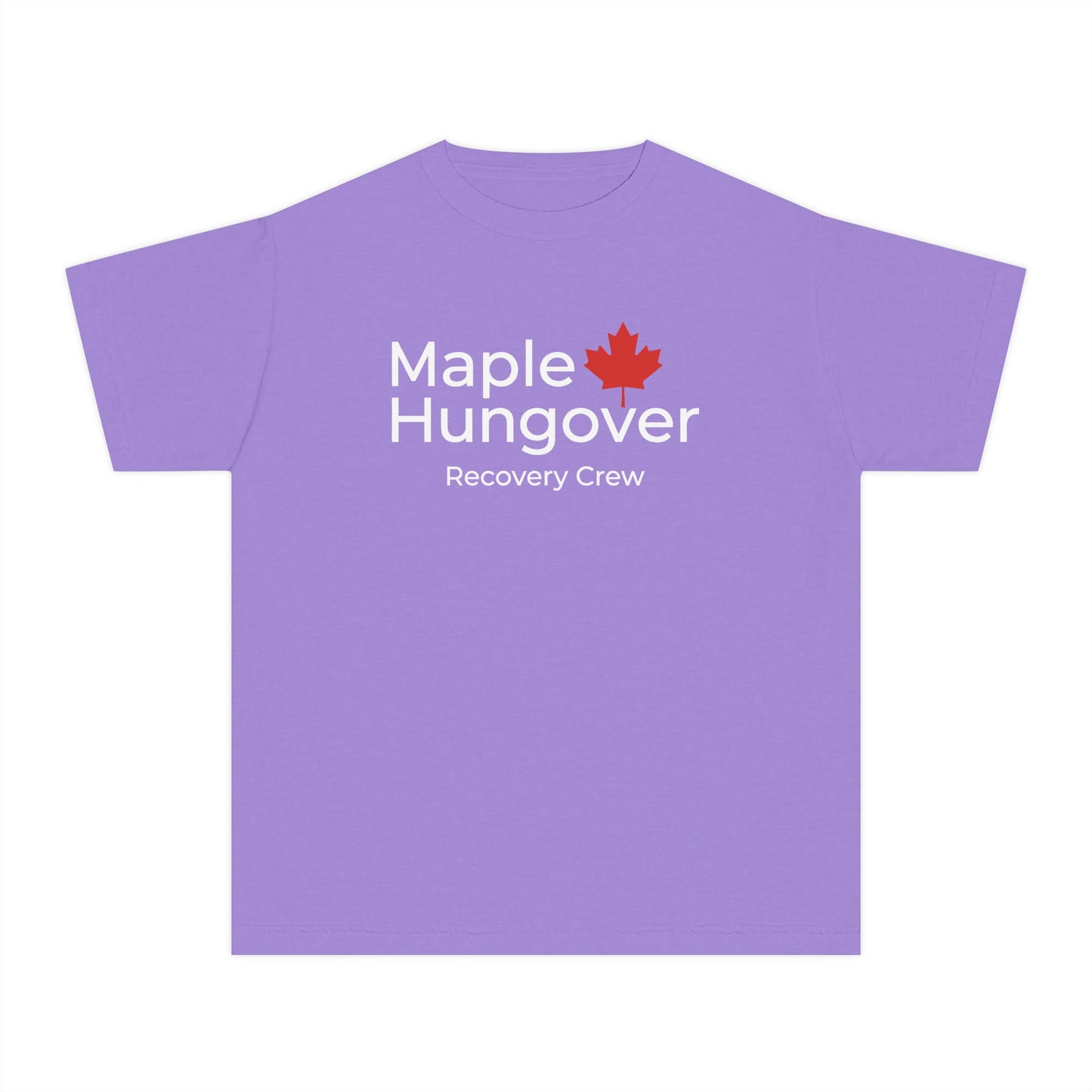 “Maple Hungover” Youth Tee - Fun Canadian Graphic Shirt