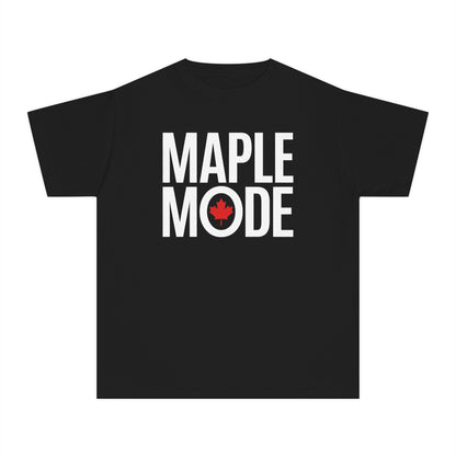 “Maple Mode” Youth Tee - Modern Canadian Graphic Shirt