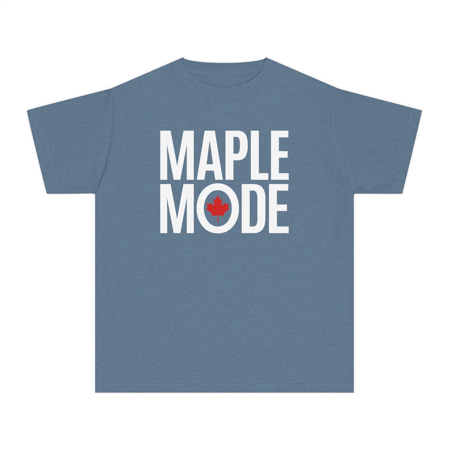 “Maple Mode” Youth Tee - Modern Canadian Graphic Shirt