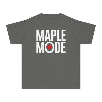 “Maple Mode” Youth Tee - Modern Canadian Graphic Shirt