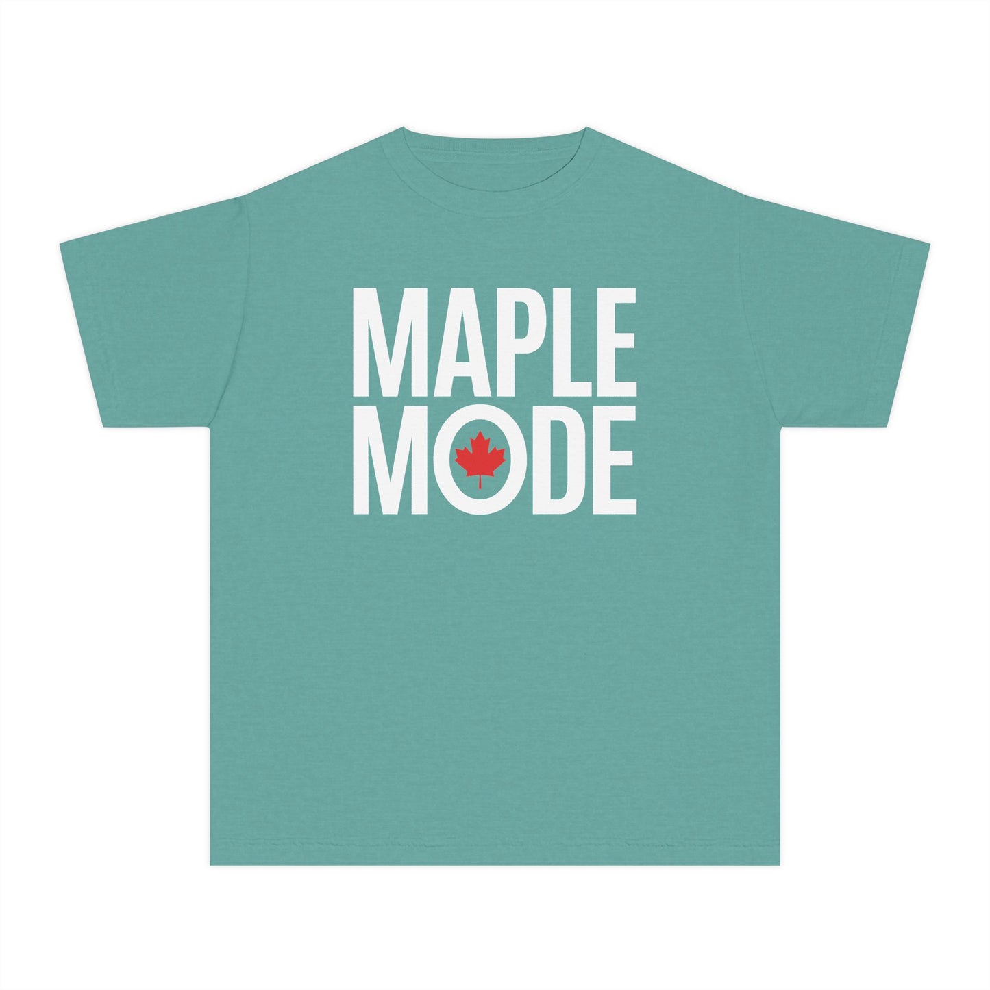 “Maple Mode” Youth Tee - Modern Canadian Graphic Shirt