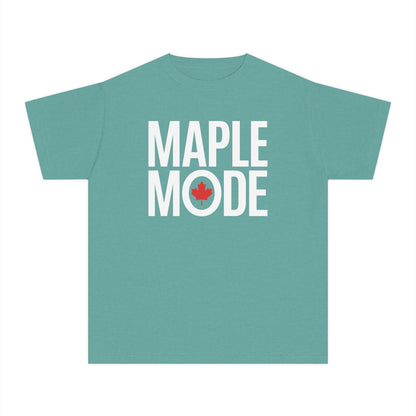 “Maple Mode” Youth Tee - Modern Canadian Graphic Shirt