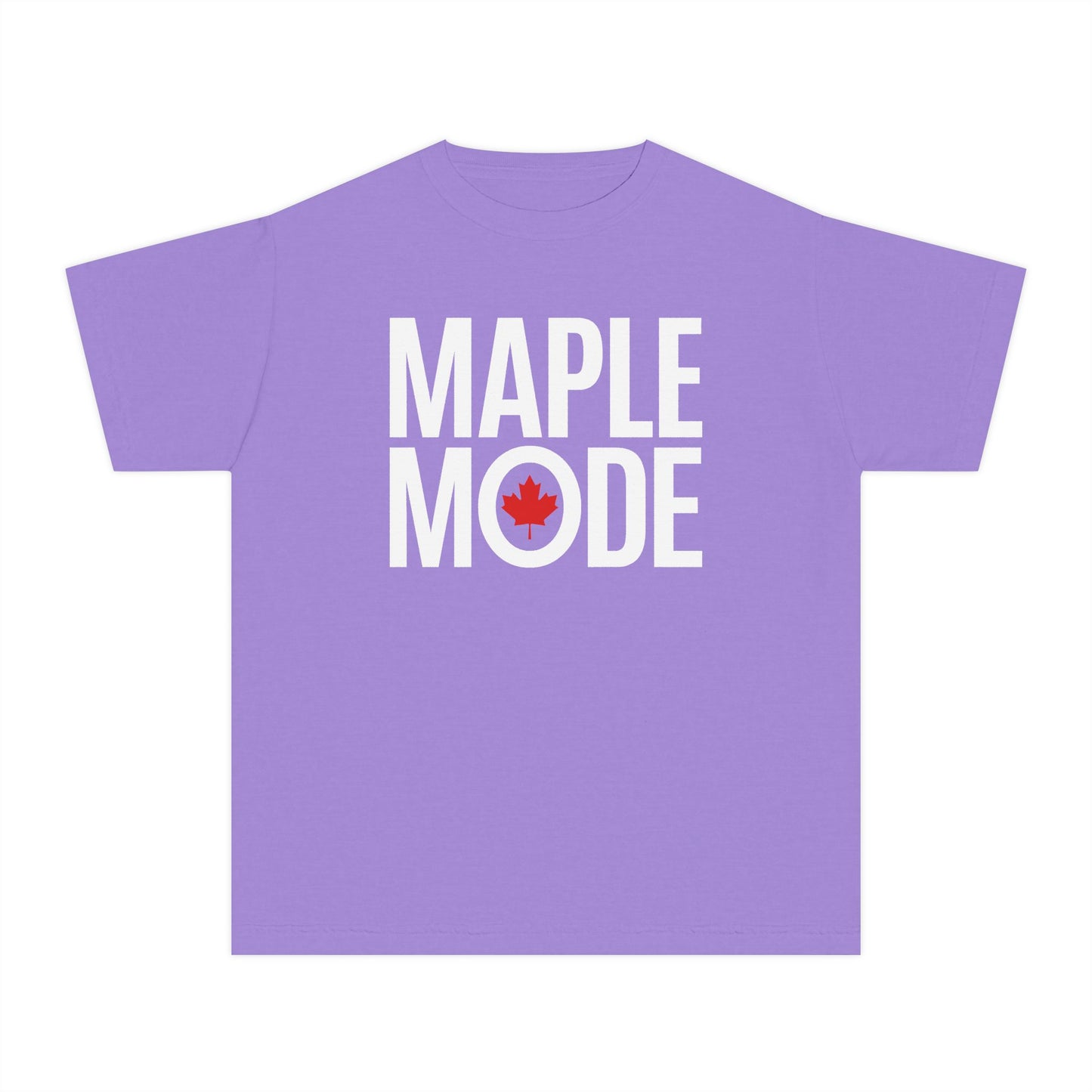 “Maple Mode” Youth Tee - Modern Canadian Graphic Shirt