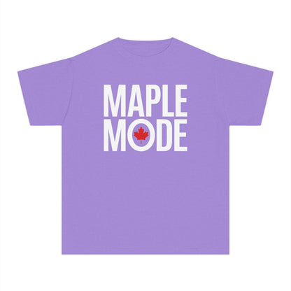 “Maple Mode” Youth Tee - Modern Canadian Graphic Shirt