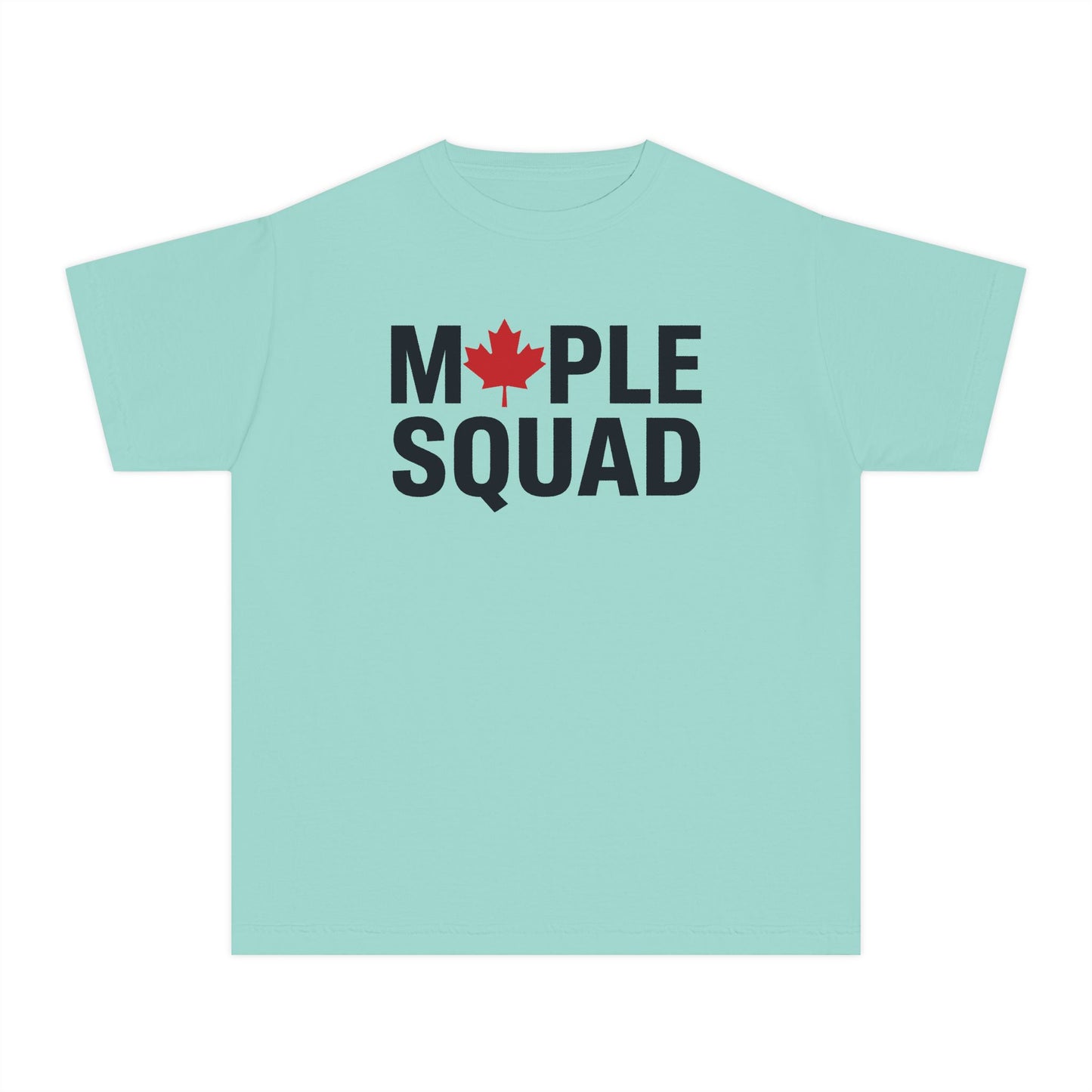 “Maple Squad” Youth Tee - Fun Canadian Group Graphic Shirt