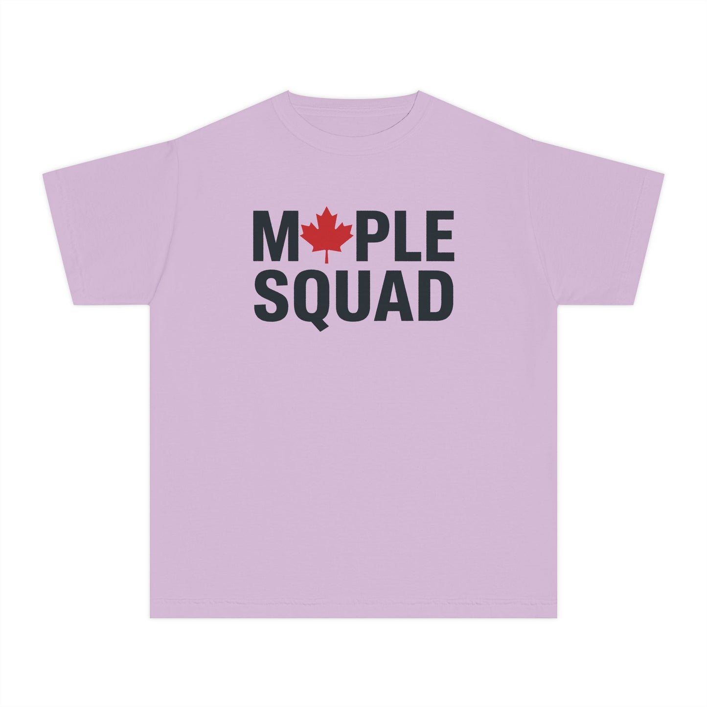 “Maple Squad” Youth Tee - Fun Canadian Group Graphic Shirt